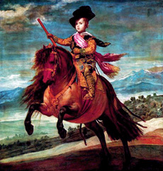 Diego Velazguez, Prince Balthasar Carlos on a Horse, ca. 1634-35